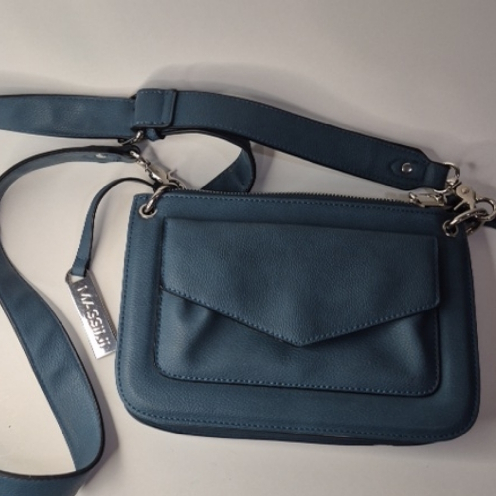 Massini Teal Crossbody Bag